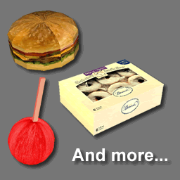 3D foodset01 COB ( COB FREE ) 3D foodset01 COB ( COB FREE )