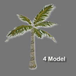 3D arbre palmier ( rwx free )