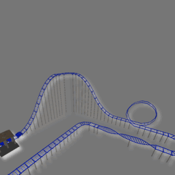 3D Rollercoaster ( RWX FREE )