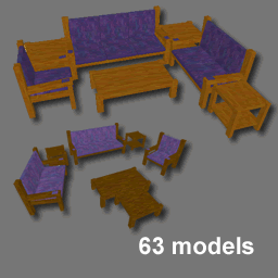 3D Furniture ( rwx free )